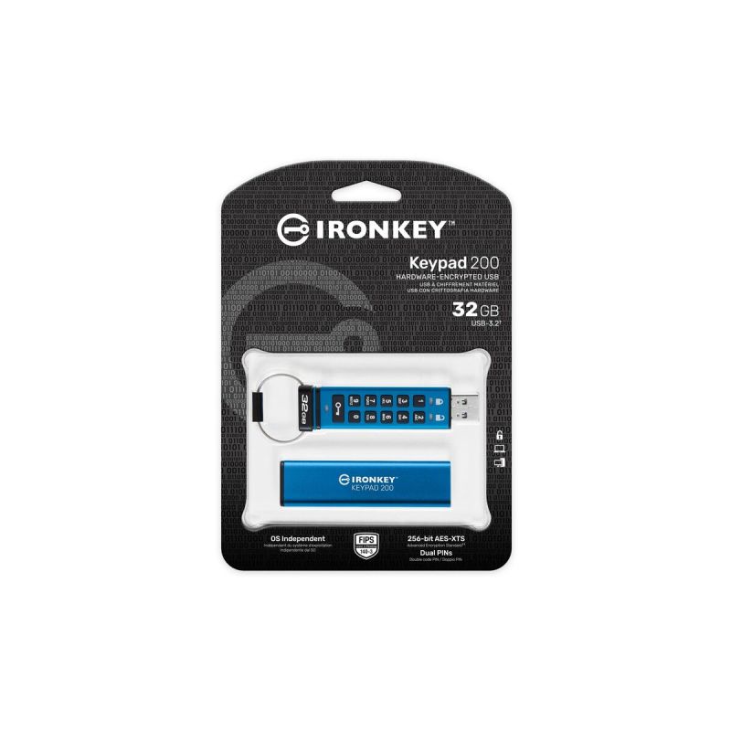 Pendrive Kingston IKKP200/32GB Albastru 32 GB