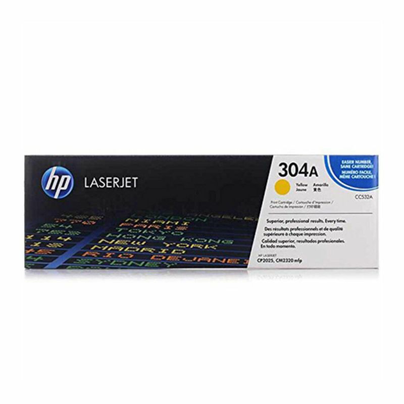 Toner Original HP 304A Galben