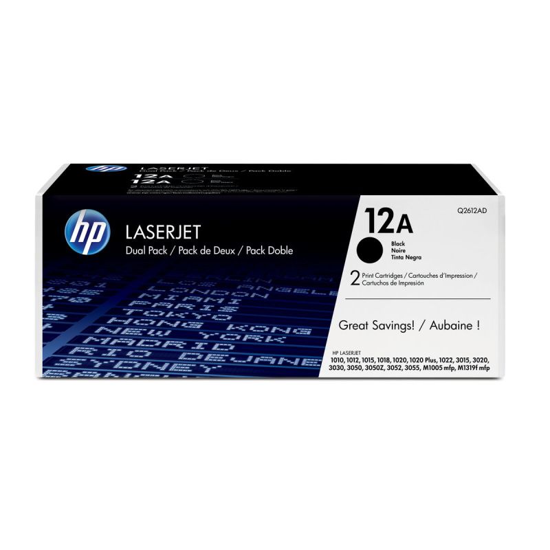 Toner Original HP 12A Negru Toner