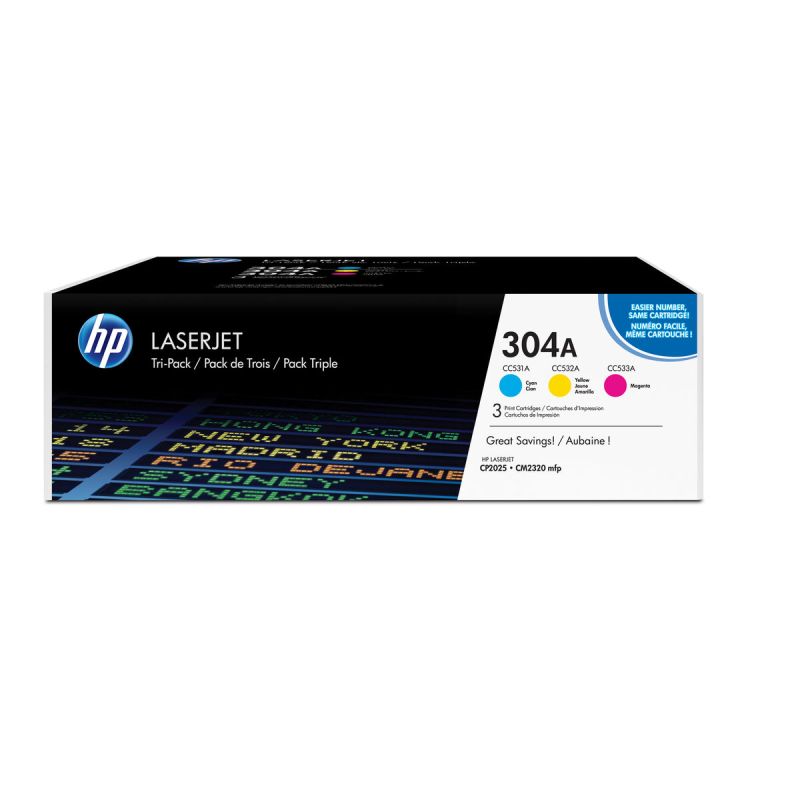 Toner HP CF372AM Cyan/Magenta/Galben