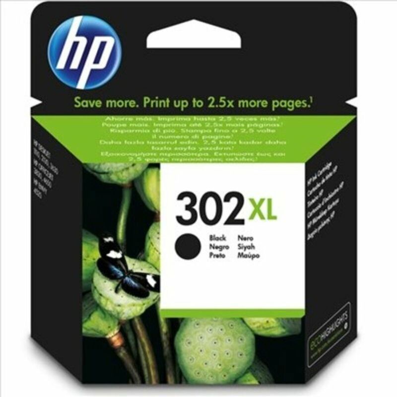 Cartuș cu Cerneală Originală HP 302 XL Negru