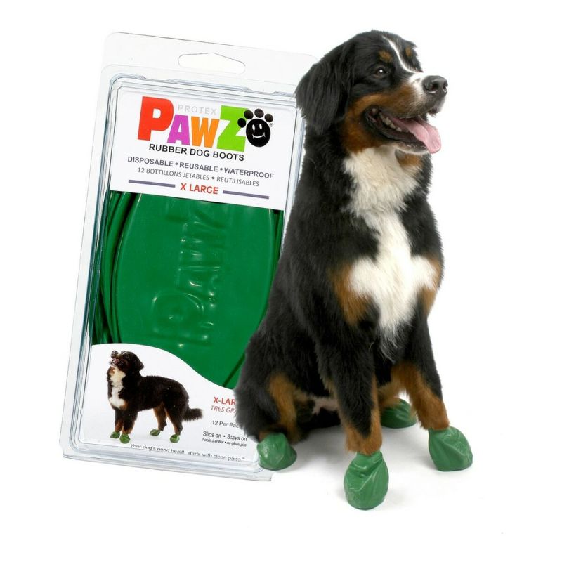 Cizme Pawz Câine 12 Unități Mărimea XL Verde