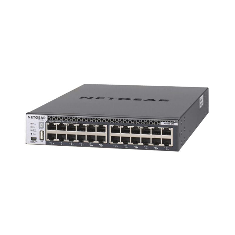 Switch Netgear XSM4324CS-100NES Negru