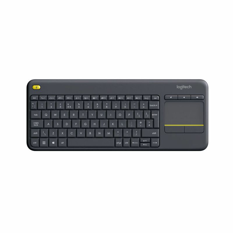Tastatură Logitech K400 Plus Tv Negru Qwerty Spaniolă QWERTY