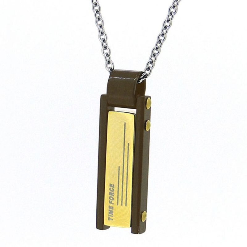 Pandantiv Bărbați Time Force TS5091CS (56 cm) (56 cm)