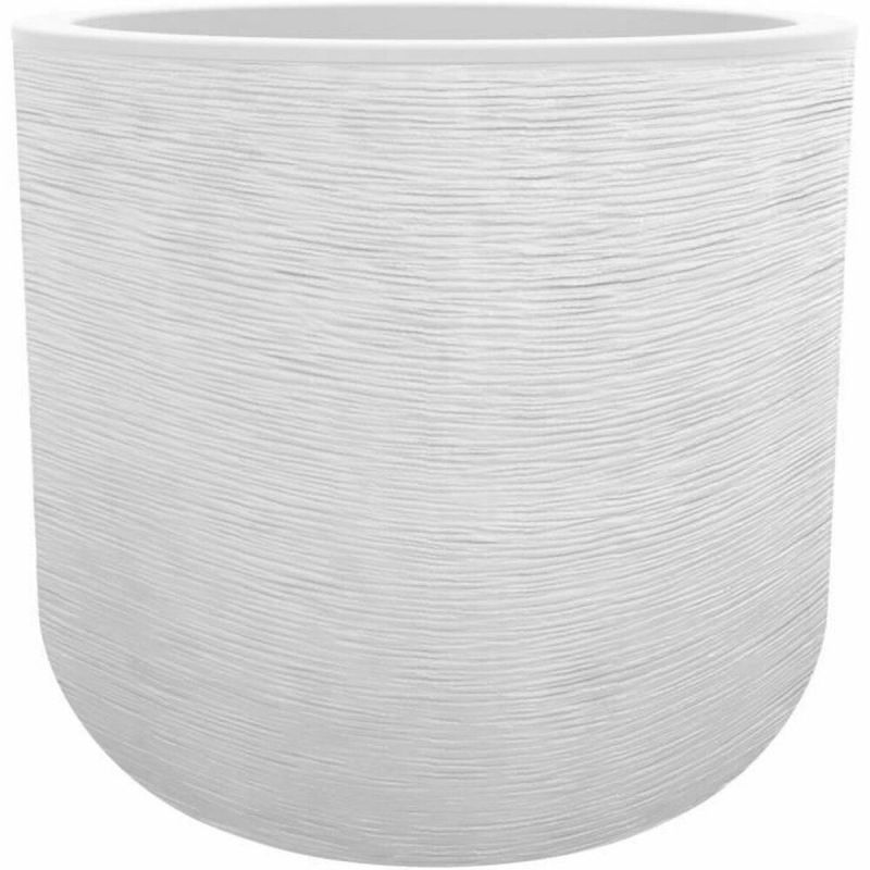 Ghiveci EDA Alb Plastic Rotundă Ø 40 cm
