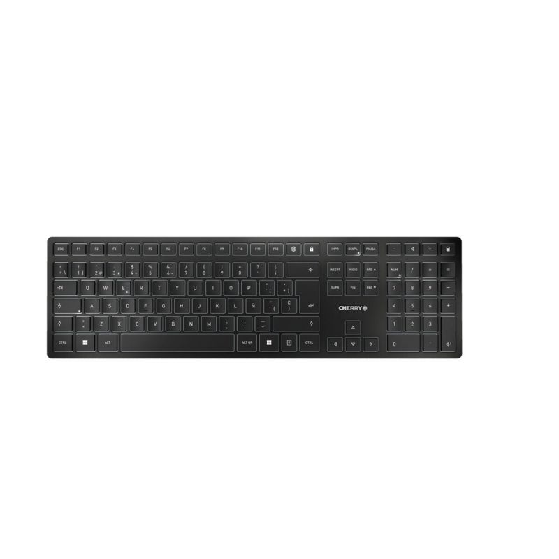 Tastatură Bluetooth Cherry KW 9100 SLIM Negru Qwerty Spaniolă