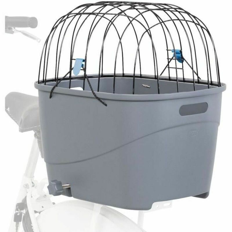 Geantă de transport Trixie 13115 Gri Metal Plastic 36 x 47 x 46 cm Bicicletă