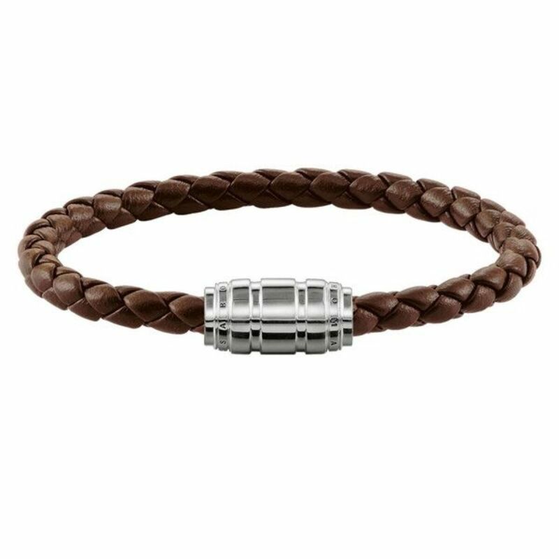 Brățară Unisex Thomas Sabo UB0019-823-2 Argintiu Maro 18,5 cm 16,5 cm