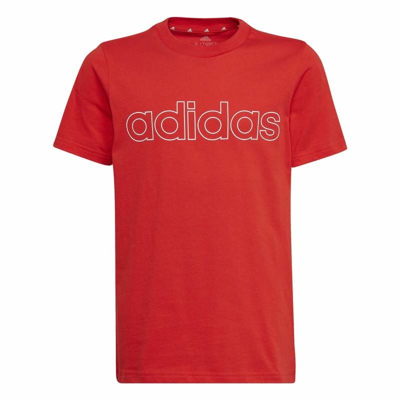Tricou cu Mânecă Scurtă pentru Copii Adidas Essentials  Roșu