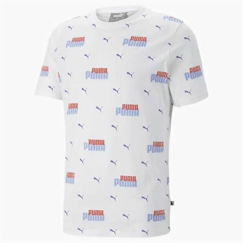 Tricou cu Mânecă Scurtă Bărbați Puma  Ess+ Logo Power Alb