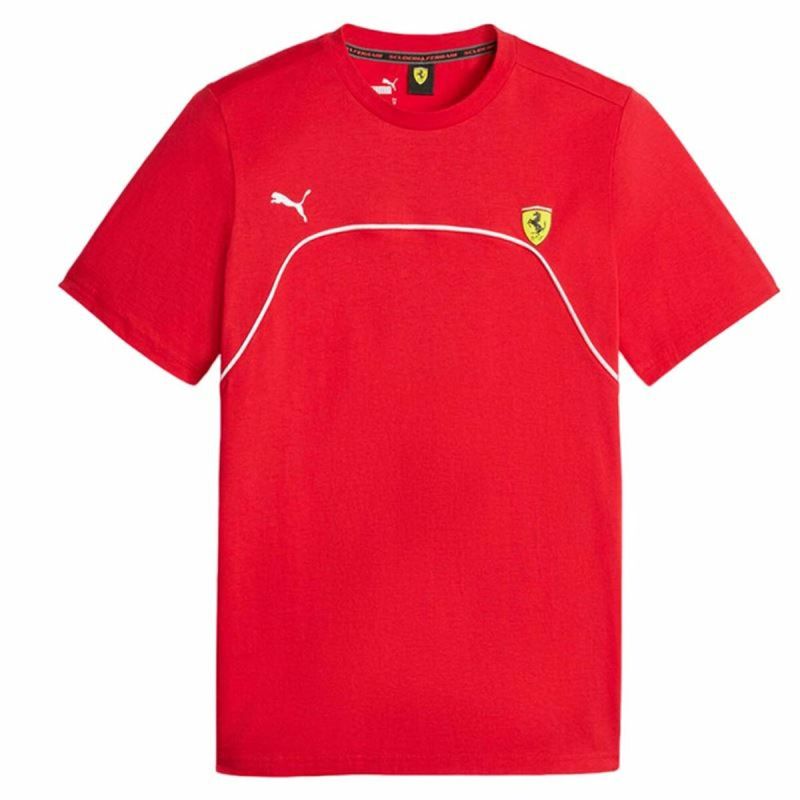 Tricou cu Mânecă Scurtă Bărbați Puma Ferrari Race Roșu