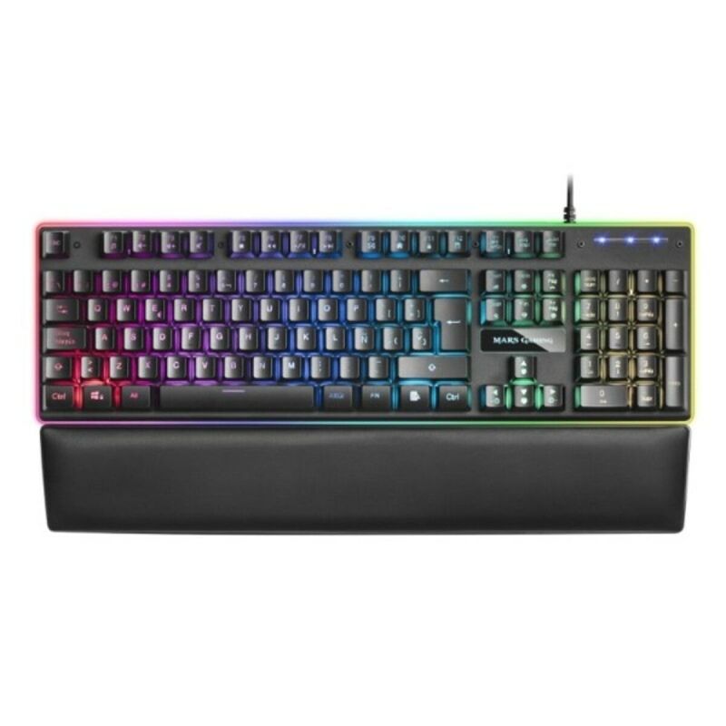 Tastatură Gaming Mars Gaming MK320ES RGB USB Qwerty Spaniolă QWERTY