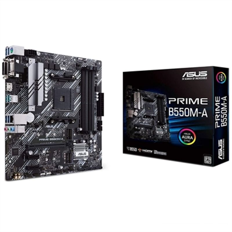 Placă de Bază Asus PRIME B550M-A mATX AM4     AMD AM4