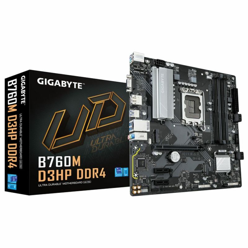 Placă de Bază Gigabyte B760M D3HP DDR4 LGA 1700 Intel B760