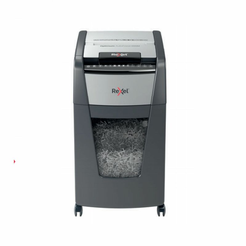 Concasor de Hârtie Tăiere Măruntă Rexel Optimum Auto+ 300M 60 L