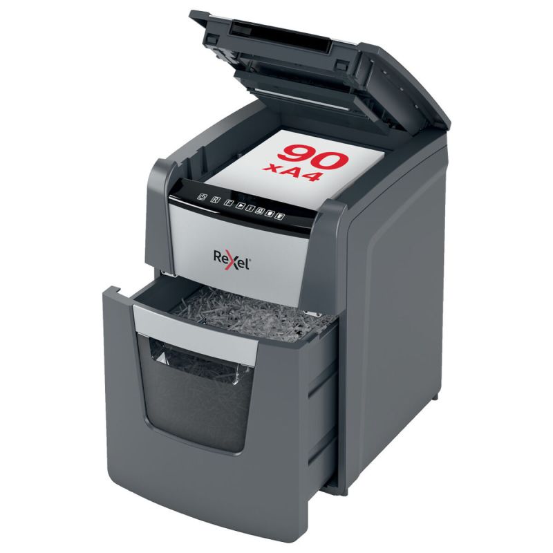 Concasor de Hârtie Rexel Optimum AutoFeed 90X