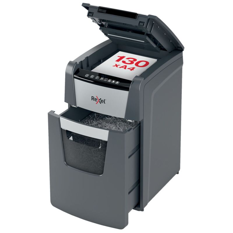 Concasor de Hârtie Tăiere Măruntă Rexel AutoFeed+ 130M 130 Frunze
