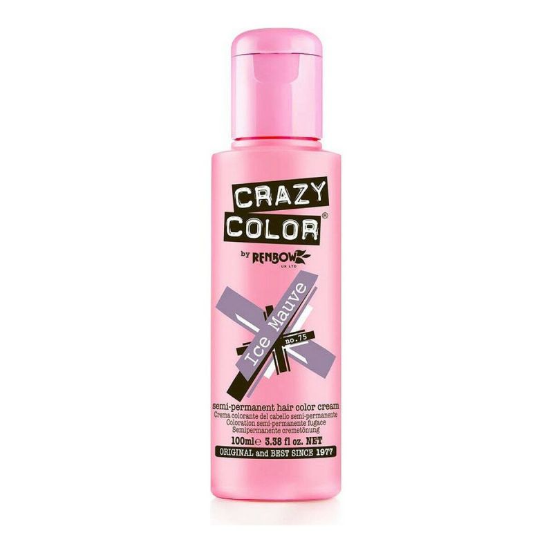 Vopsea Semipermanentă Mauve Ice Crazy Color Nº 75 (100 ml)