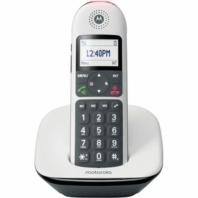 Telefon fără Fir Motorola 107CD5001WHITE Alb Negru/Alb