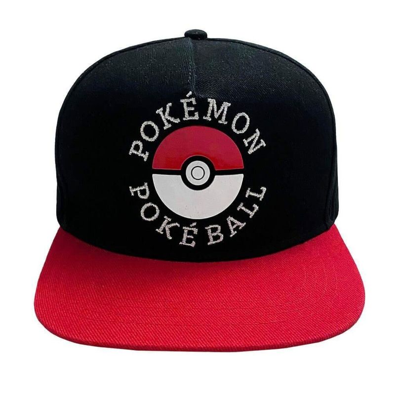 Șapcă Unisex Pokémon Trainer 58 cm Negru Roșu Mărime unică