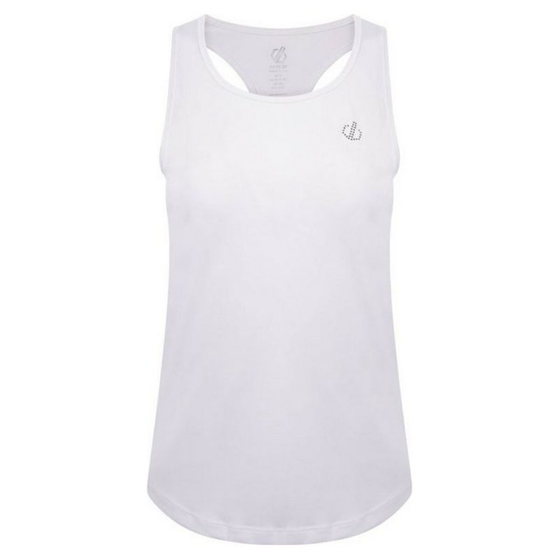 Tricou cu Bretele Damă Dare 2b Agleam Alb
