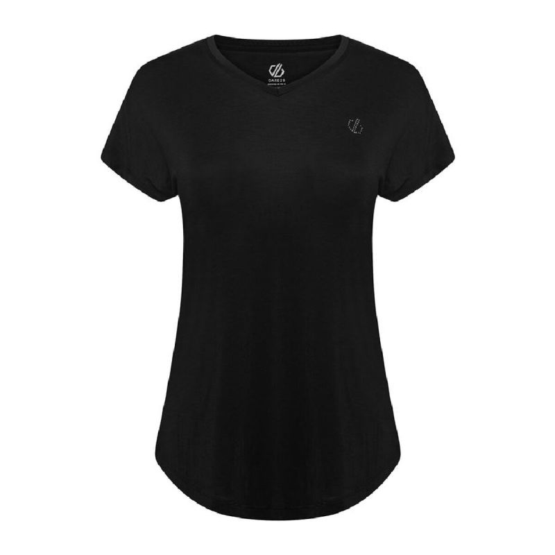 Tricou cu Mânecă Scurtă Femei Dare 2b Agleam Negru