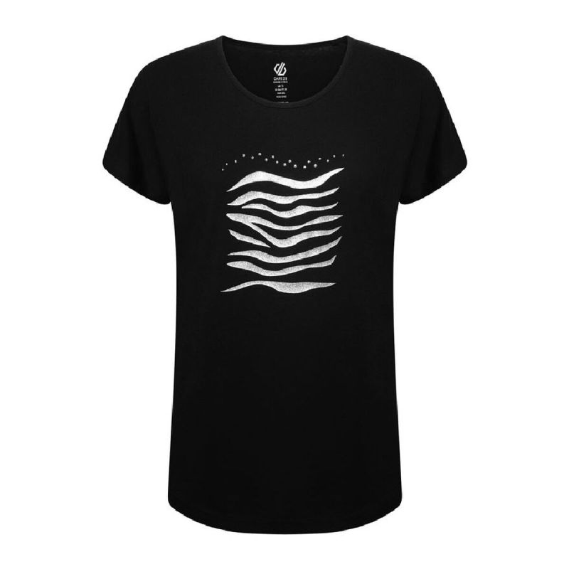 Tricou cu Mânecă Scurtă Femei Dare 2b Emanation Negru