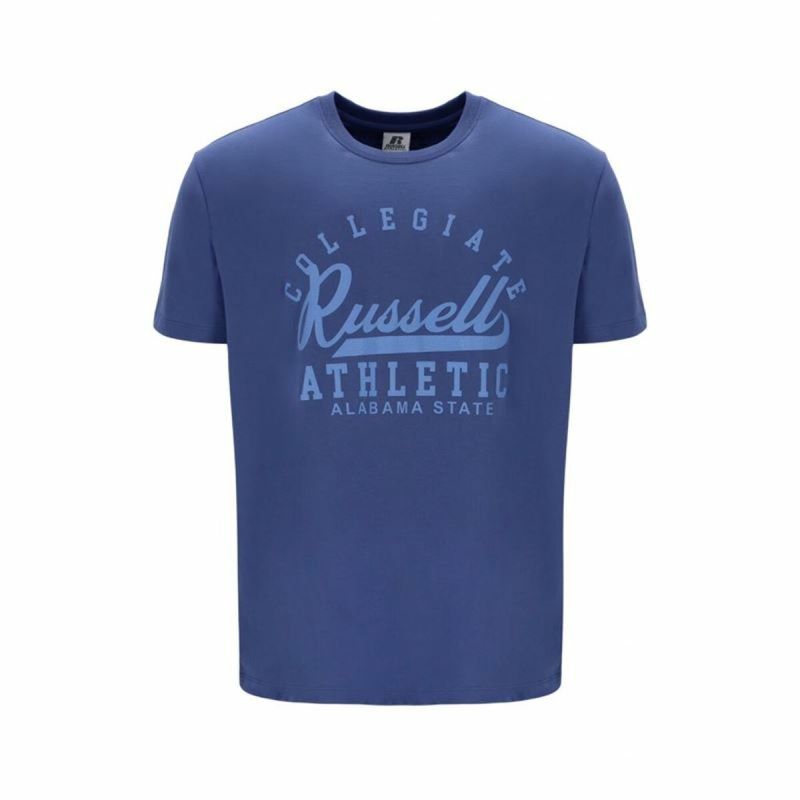 Tricou cu Mânecă Scurtă Russell Athletic Amt A30211 Albastru Bărbați