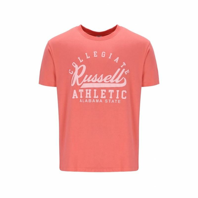 Tricou cu Mânecă Scurtă Russell Athletic Amt A30211 Coral Bărbați