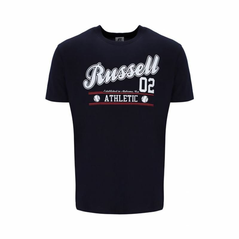 Tricou cu Mânecă Scurtă Russell Athletic Amt A30311 Negru Bărbați