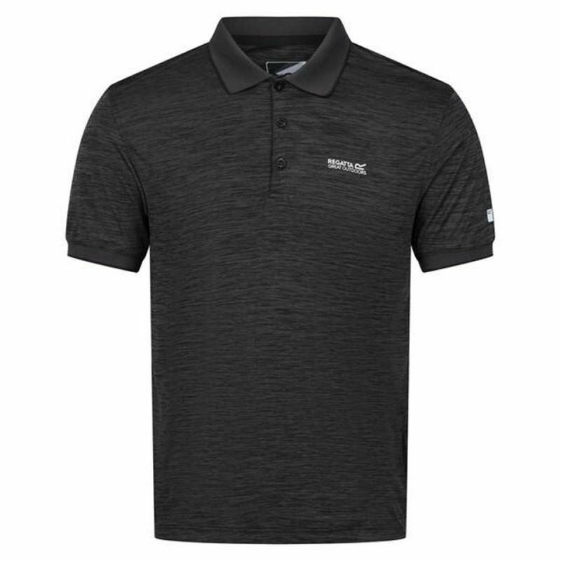 Tricou Polo cu Mânecă Scurtă Bărbați Regatta Remex II Ash Gri închis