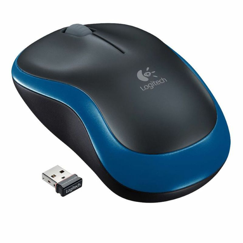Mouse Optic Logitech LGT-M185B Albastru