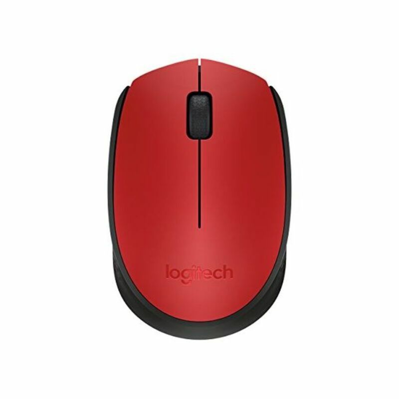 Mouse Fără Fir Logitech M171 1000 dpi Negru Roșu