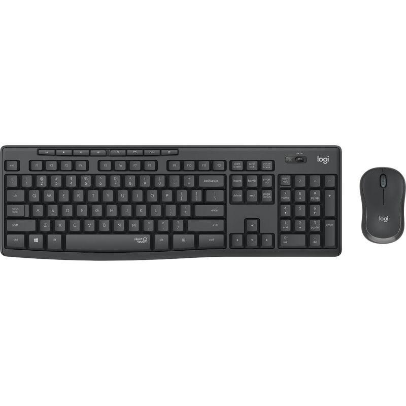 Tastatură și Mouse Fără Fir Logitech MK295 Negru Qwerty Spaniolă QWERTY