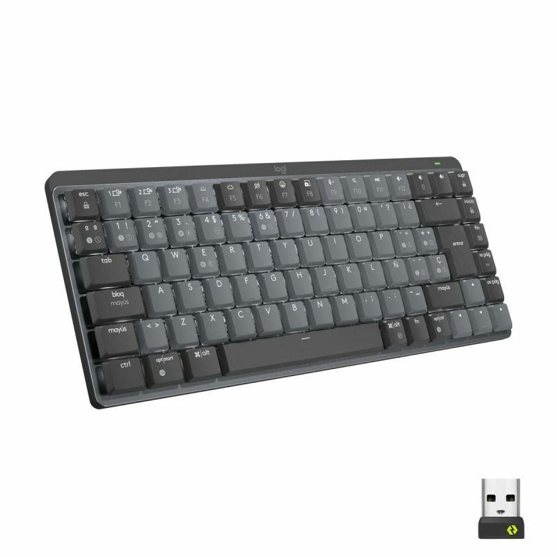 Tastatură Bluetooth Logitech 920-010780 Engleză EEUU Negru Gri QWERTY Qwerty US International
