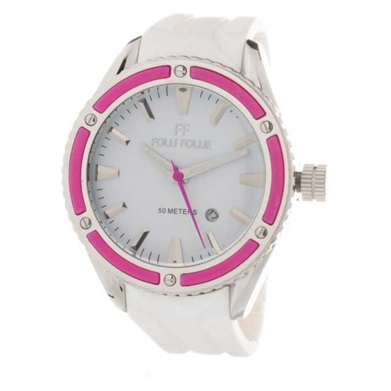Ceas Damă Folli Follie WF0T027ZDP_WHITE (Ø 45 mm)