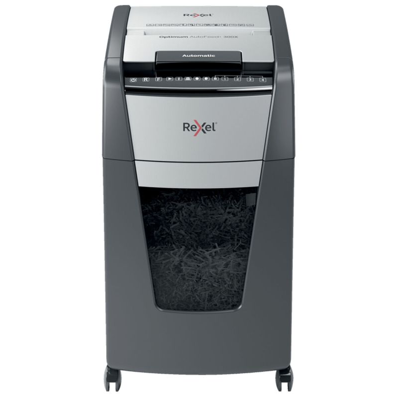 Concasor de Hârtie Rexel Optimum Auto+ 300X 60 L