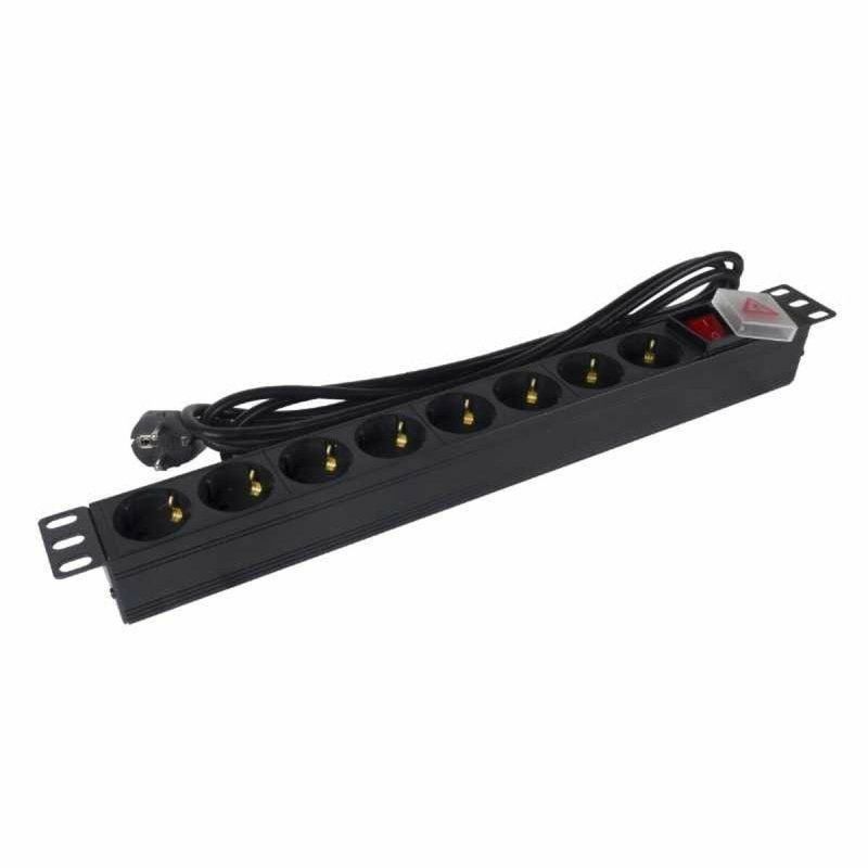 Placă de circuit Prize 8 Puncte de Conectare cu Întrerupător Phasak BNS 1520 (2 m)