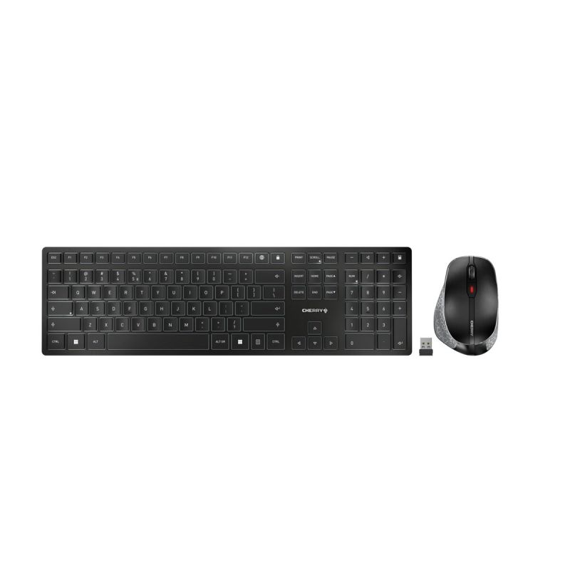 Tastatură și Mouse Fără Fir Cherry JD-9500ES-2 Gri Spaniolă Qwerty Spaniolă
