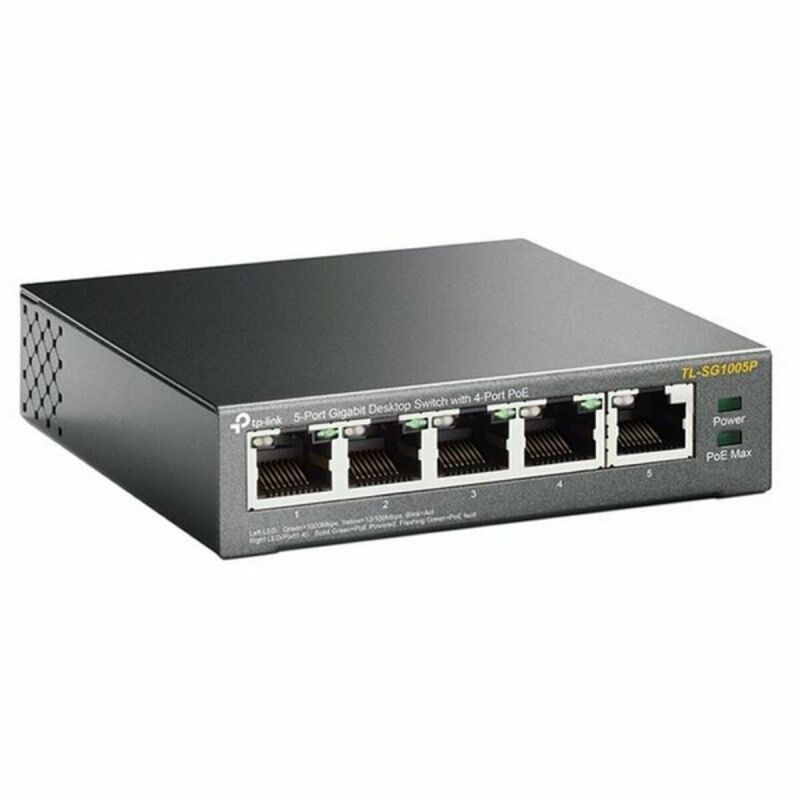Switch de Birou TP-Link TL-SG1005P LAN PoE Gri