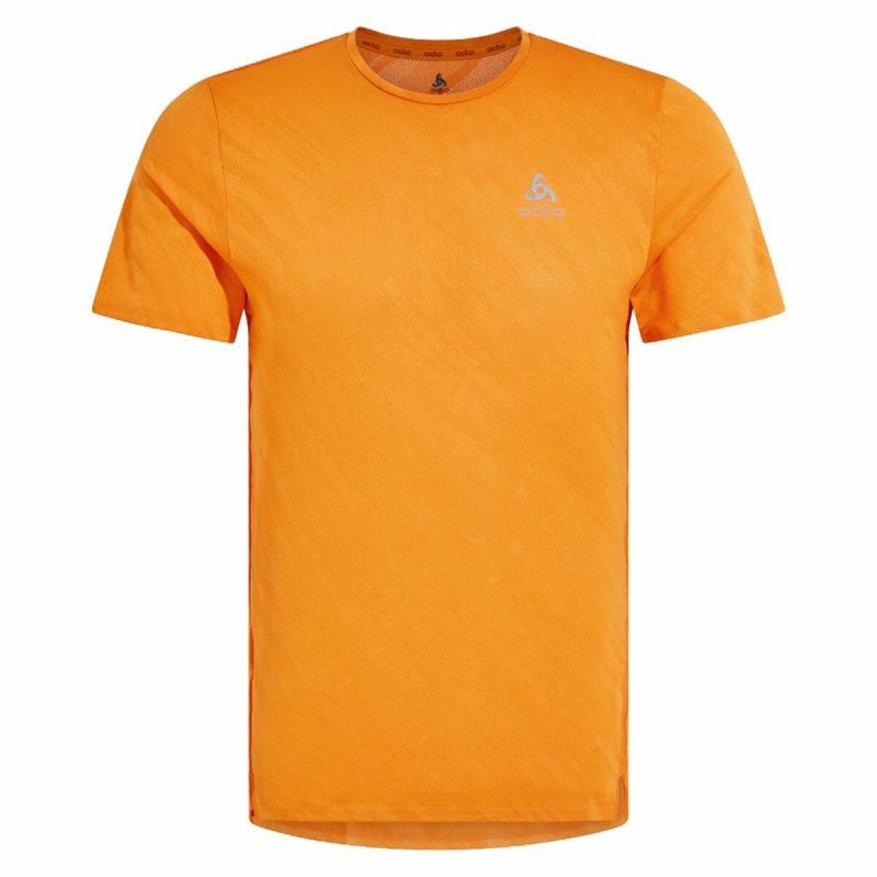Tricou cu Mânecă Scurtă Unisex Odlo Zeroweight Enginee Portocaliu