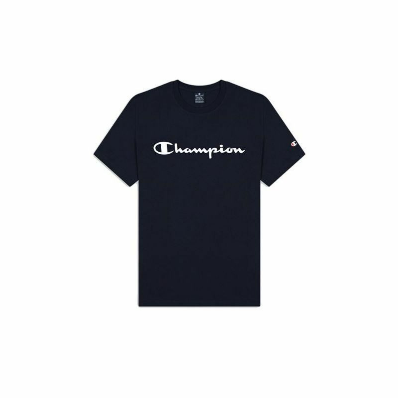 Tricou cu Mânecă Scurtă Bărbați Champion Crewneck Albastru