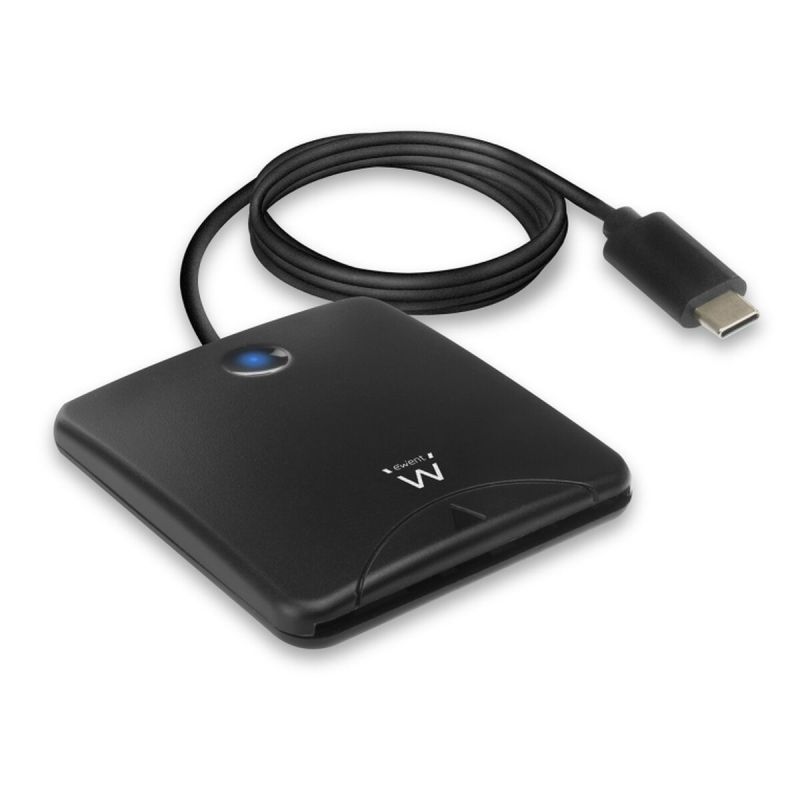 Cititor de Carduri Inteligente Ewent EW1055 USB C Negru 1 m DNIe