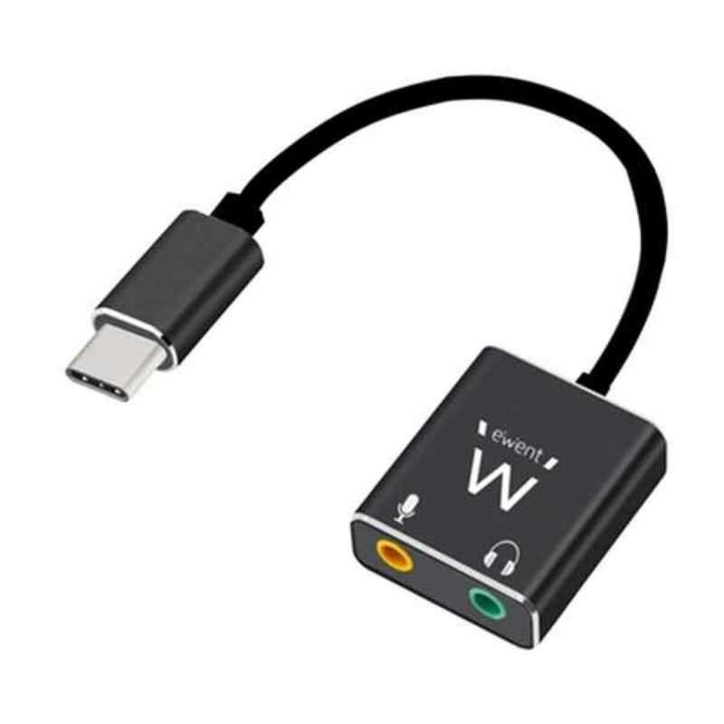 Adaptor Audio Jack Ewent EC1645 USB C