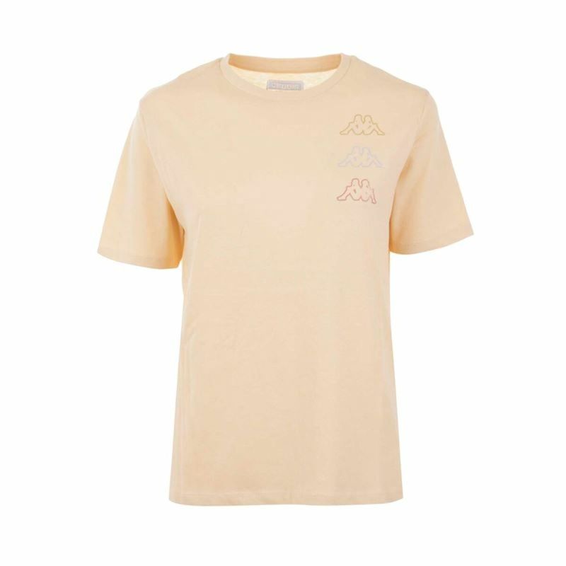 Tricou cu Mânecă Scurtă Femei Kappa Kemilia Bej