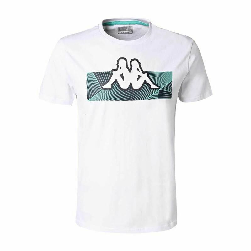 Tricou cu Mânecă Scurtă pentru Copii Kappa Eryx  Alb