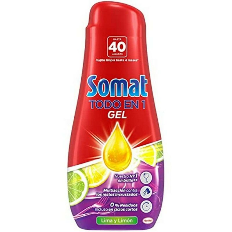 Gelul de spălat vase manual Somat Lămâie Toate într-unul 720 ml