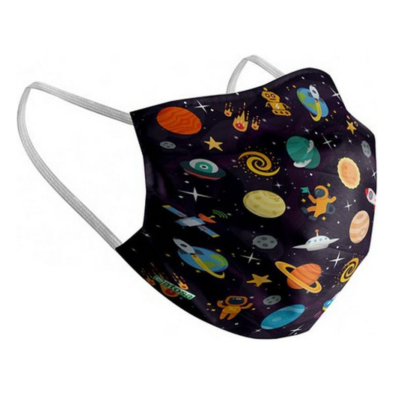 Mască igienică de pânză reutilizabilă Space Infantil
