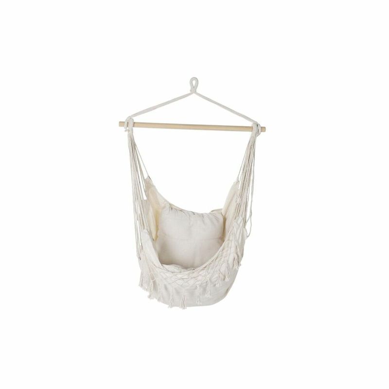 Hamac DKD Home Decor Bej 90 x 90 x 135 cm (90 x 90 x 135 cm)